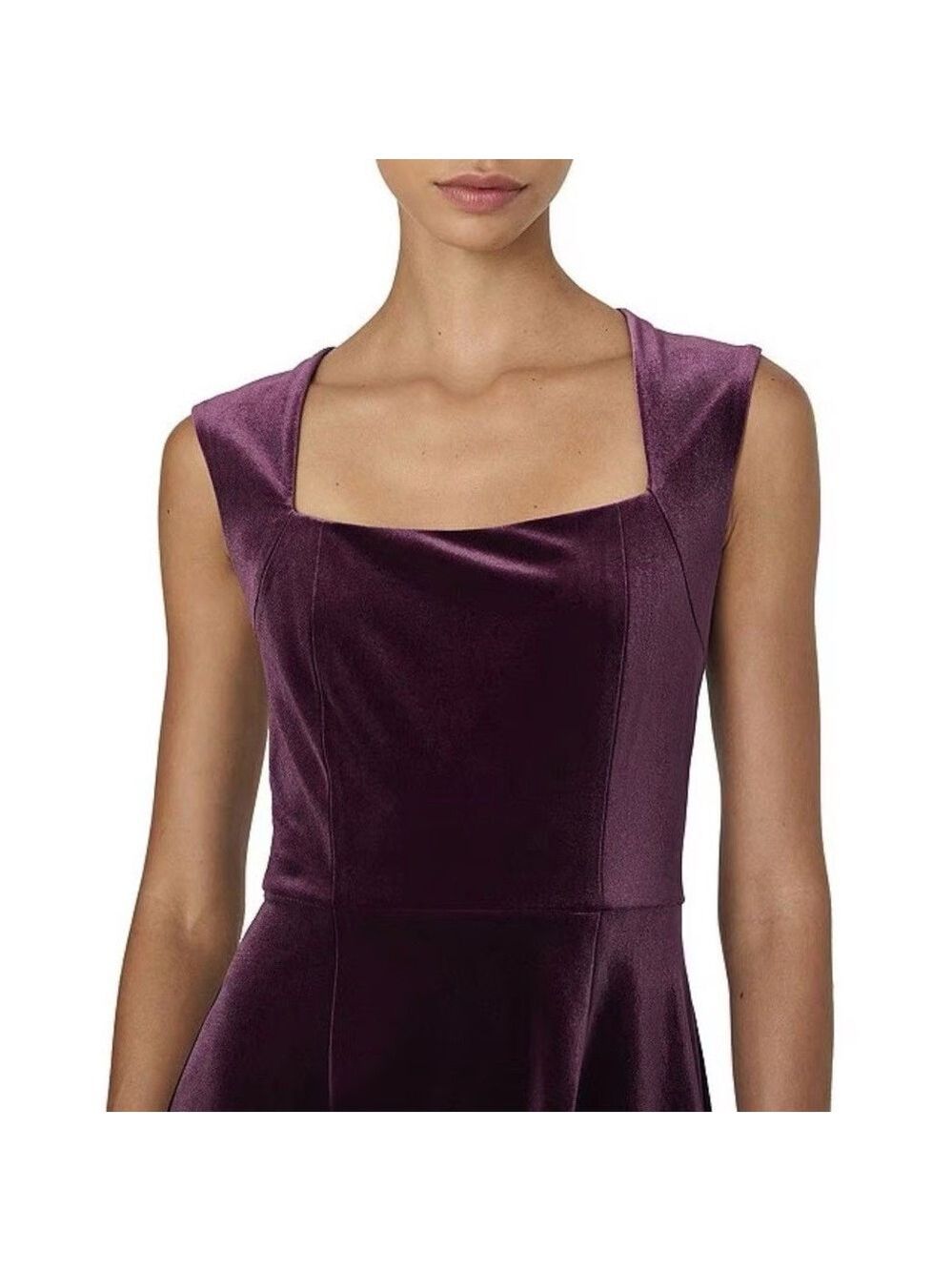 NWT $188 Bardot Velvet Square Neck Cocktail Dress Size [Multiple Sizes] - Picture 2 of 10
